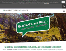 Tablet Screenshot of holzgeschenke.at